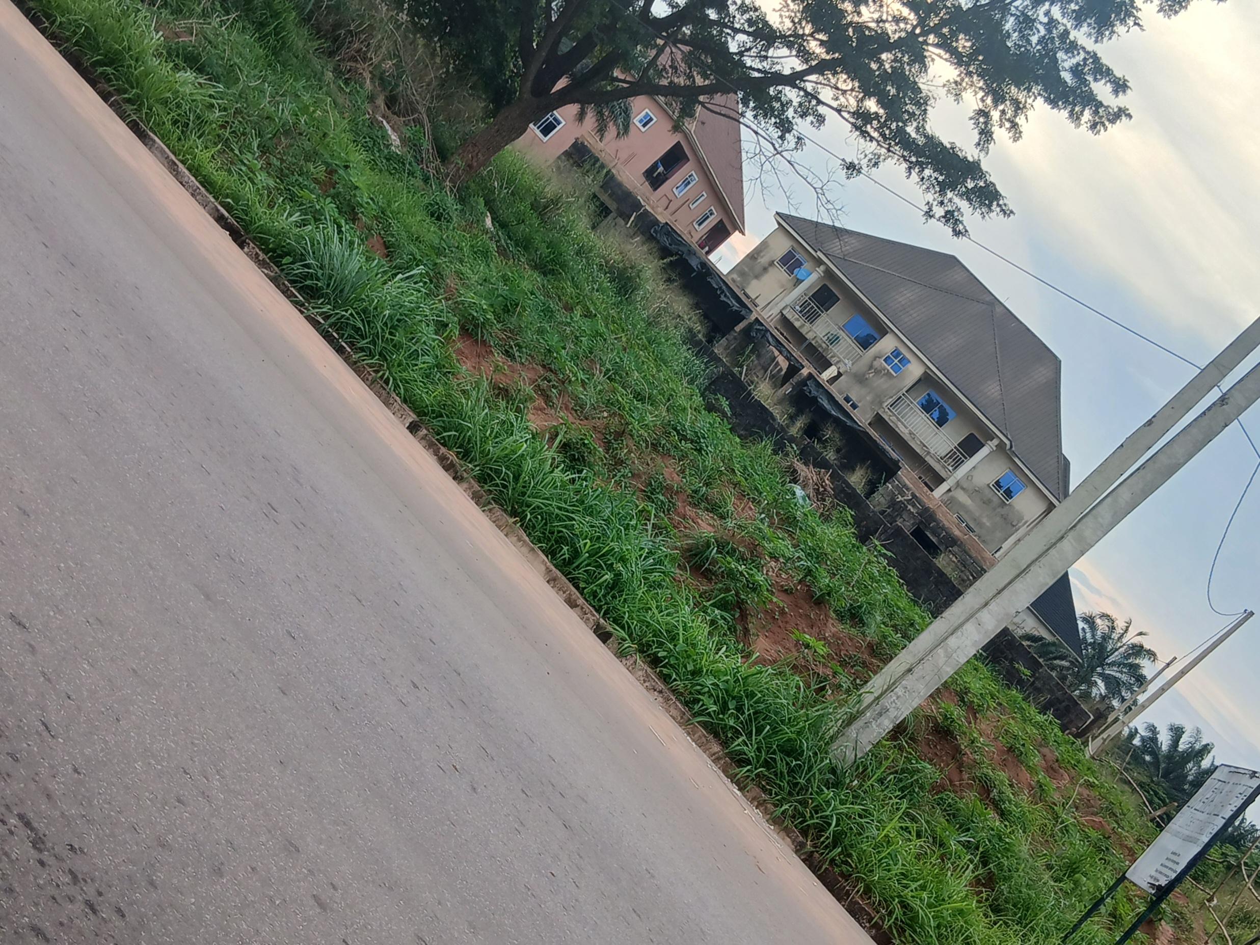 50 by 100ft plot along the tarred 9thmike Abor road